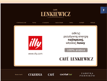 Tablet Screenshot of cafe.lenkiewicz.net